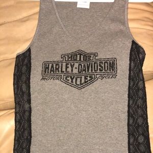 Harley Davidson lace tank top